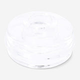 Transparent candle and tealight holder, 7 cm, ideal for home decor by Flying Tiger Copenhagen, showcasing a clear, sleek design.
