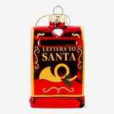 Decorative Flying Tiger Copenhagen Bauble Postbox for home decor, featuring a festive, colorful design suitable for holiday decorating.