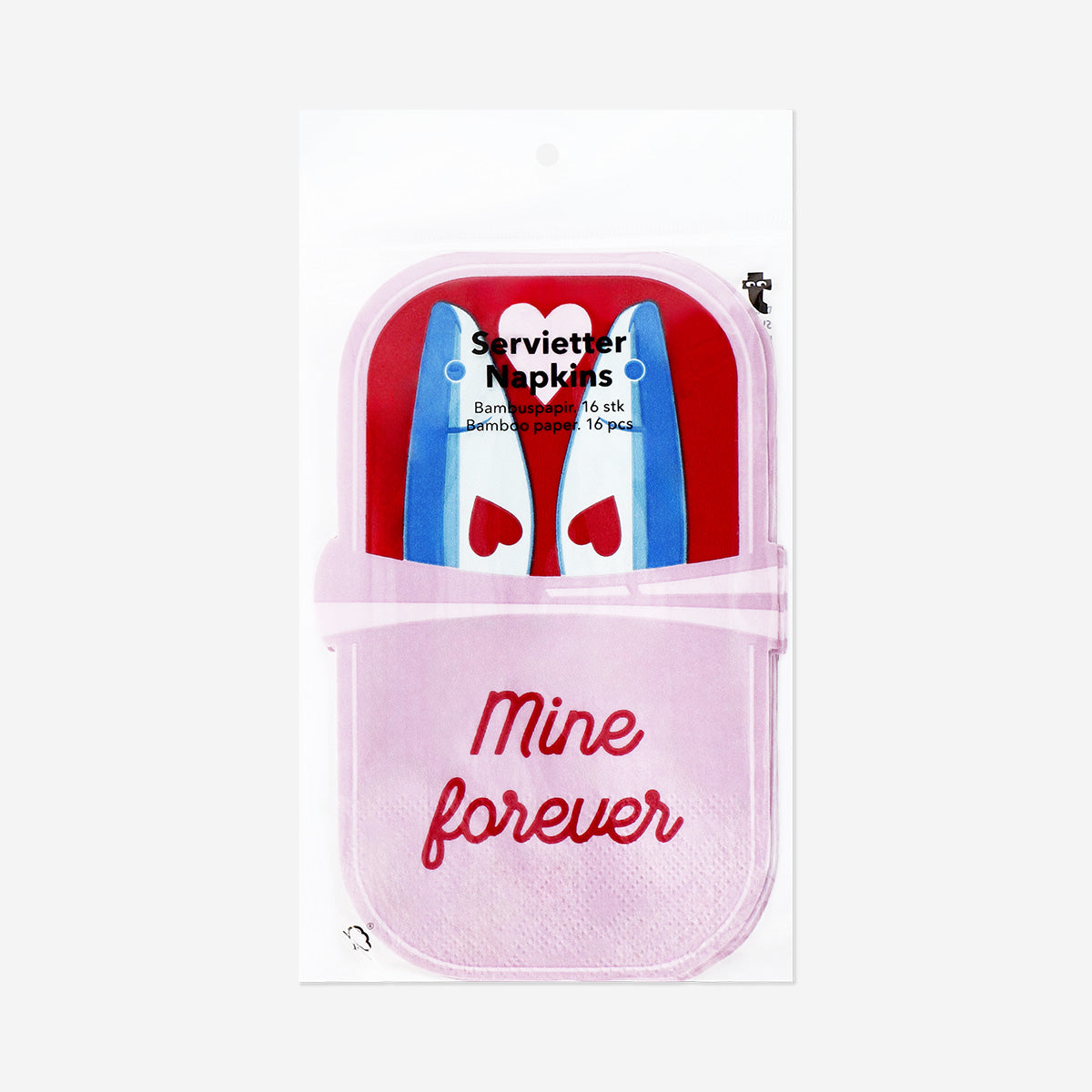 Sardines in pink tin napkins - 16 pcs