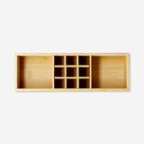 Cosmetic organiser in bamboo