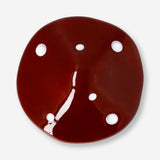 Decorative brown mushroom ornament from Flying Tiger Copenhagen, 10 cm tall, ideal for home decor and interior styling