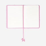 Notebook with velvet sequin cover