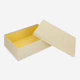 Gold glitter gift box for office use, 28x20 cm, from Flying Tiger Copenhagen, featuring a shiny, decorative design.