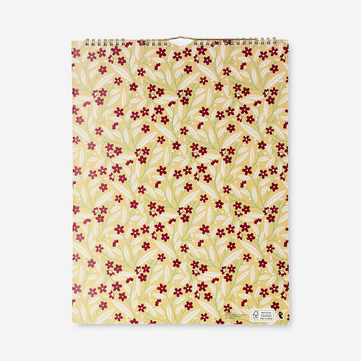 Family planner with stickers and memos from Flying Tiger Copenhagen, featuring pages for organizing schedules and notes.