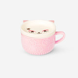 Becher mit Snackschale in Katzenform - 300 ml