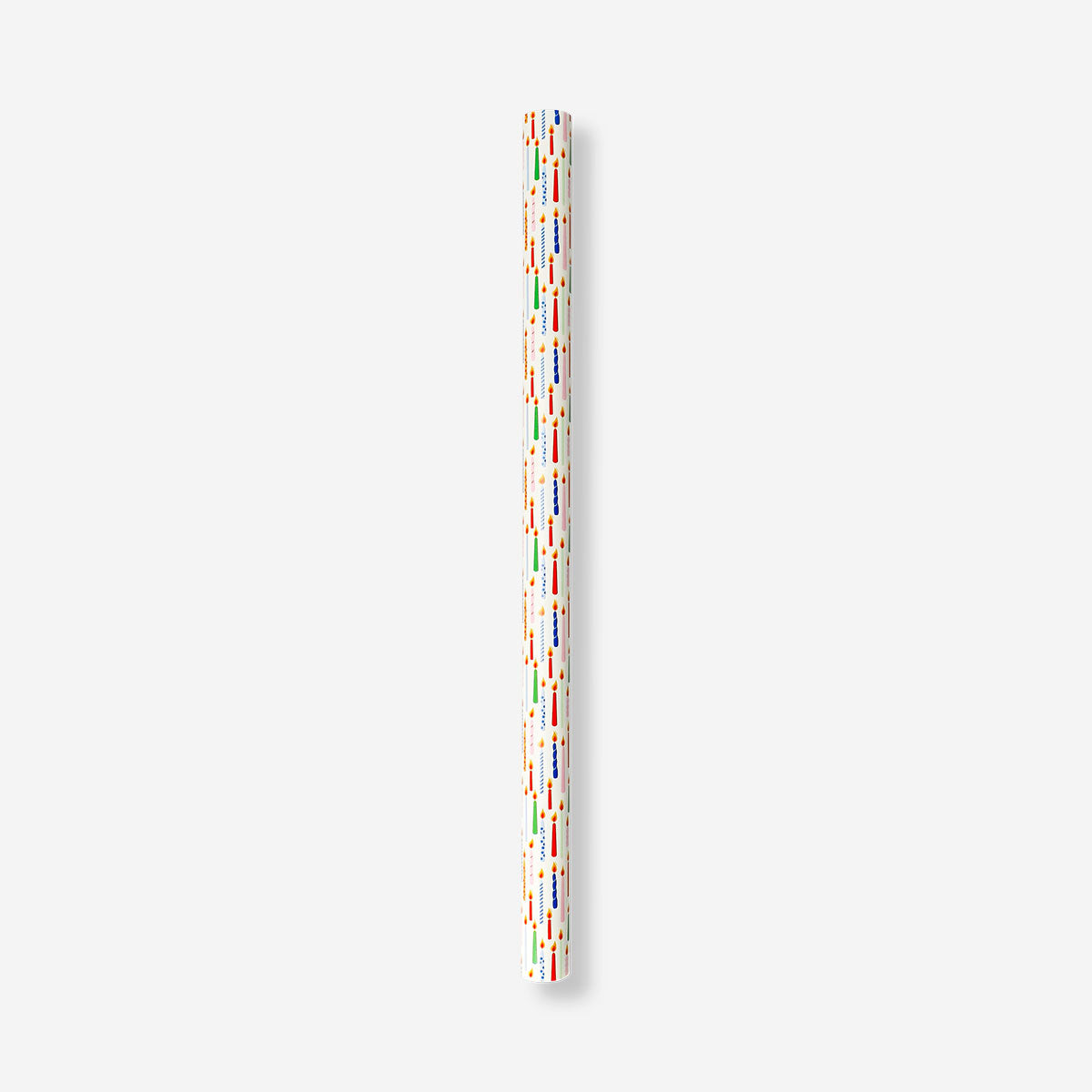 Office 400 cm birthday wrapping paper with colorful birthday candles design from Flying Tiger Copenhagen.