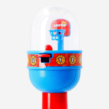 Flying Tiger Copenhagen soap bubble wand shaped like a basketball hoop toy for fun outdoor play.