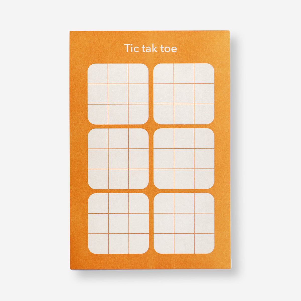 Flying Tiger Copenhagen game pad with Hangman, Dots and Boxes, and Tic Tac Toe for fun family and kids' games.