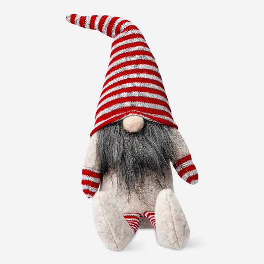 Elf boy with long legs and stripes - 40 cm