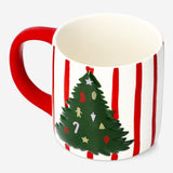 Embossed Christmas Tree Mug - 400 ml Kitchen Flying Tiger Copenhagen 