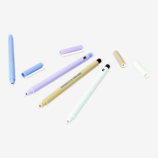 Erasable Gel Ink Pens - 4 pcs