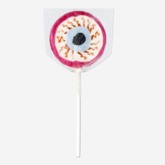 En forma de globo ocular Paleta - Sabor fresa