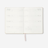 Flying Tiger Copenhagen B6 fabric cover daily diary 2027 in English, featuring a sleek office design and durable fabric cover.