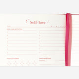 Pink self love journal