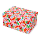 Home storage box with geometric print by Flying Tiger Copenhagen, measuring 17x24 cm, ideal for organizing small items.