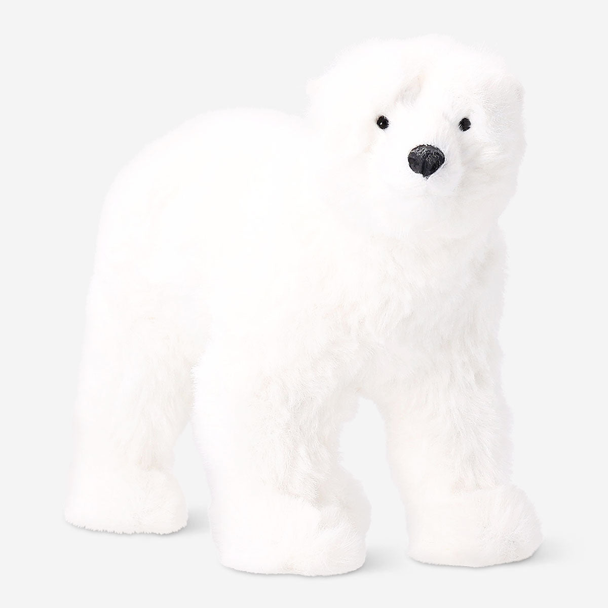 Decorative 18 cm polar bear figure from Flying Tiger Copenhagen, perfect for home decor or winter themed displays.