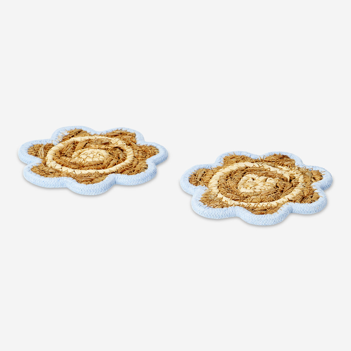 Flower coasters - 2 pcs