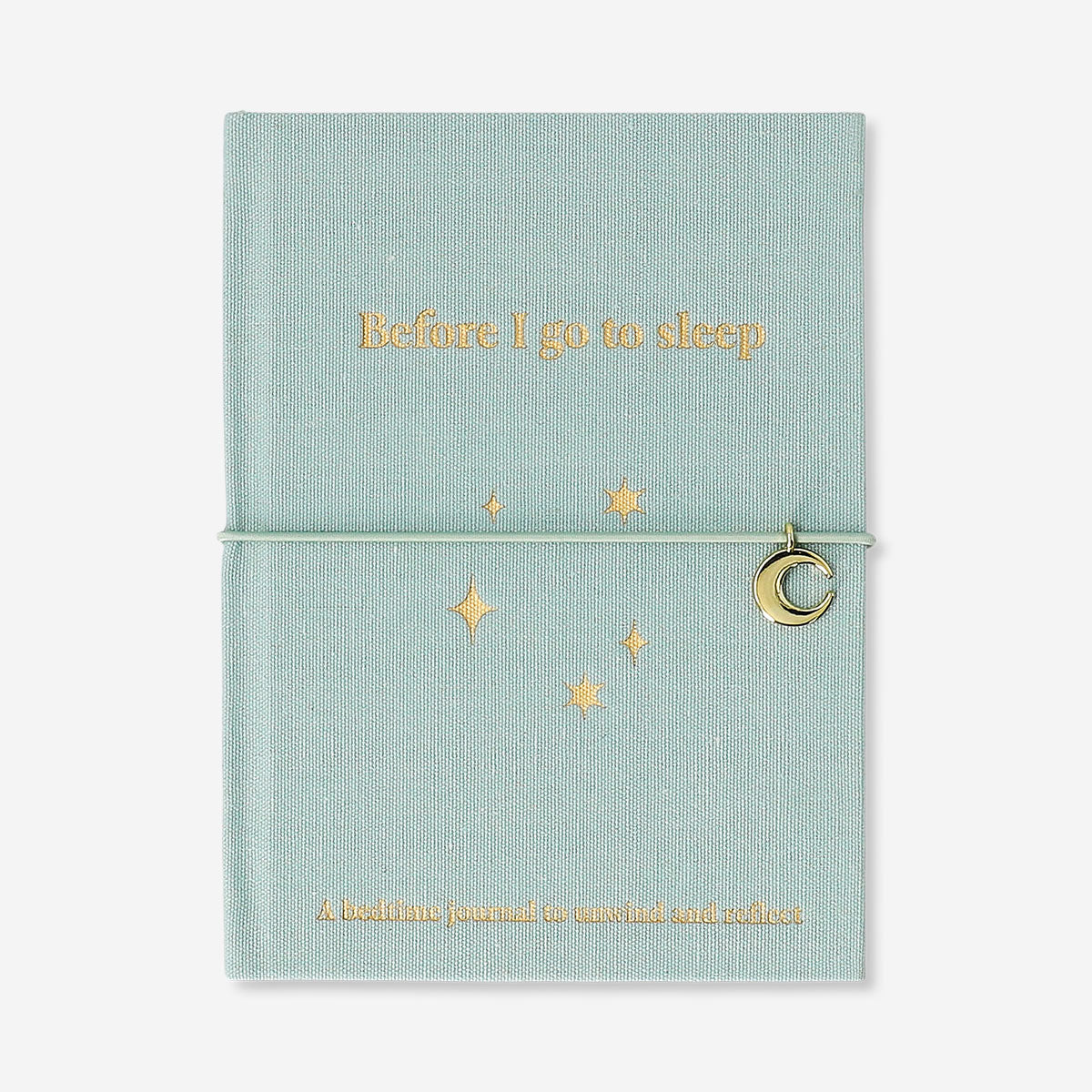 Flying Tiger Copenhagen bedtime journal for English, showing a closed office journal with a colorful cover and simple design.
