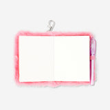 Flying Tiger Copenhagen candy monster motif notebook with keyring, featuring colorful, playful office stationery design.