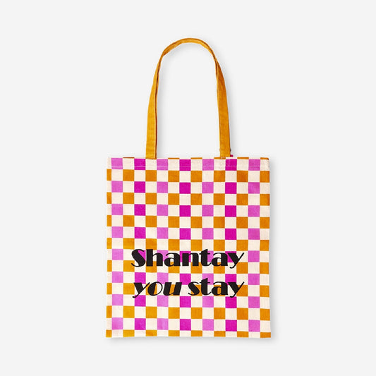 RuPaul's Drag Race x Flying Tiger Copenhagen - Checkered tote bag