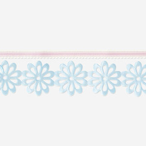 Two floral office ribbons in vibrant colors, perfect for decorating gifts or crafts from Flying Tiger Copenhagen.