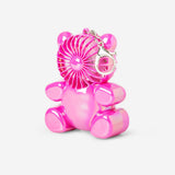 Flying Tiger Copenhagen gummy bear handheld fan with key ring, compact gadget for cooling and fun accessories
