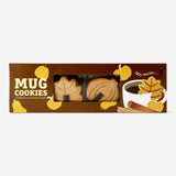 Cinnamon-flavored pumpkin and autumn leaves mug cookies by Flying Tiger Copenhagen, featuring festive seasonal design and fall flavors.