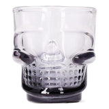 Skull-shaped 35 ml shot glass from Flying Tiger Copenhagen for kitchen use, featuring a detailed skull design.