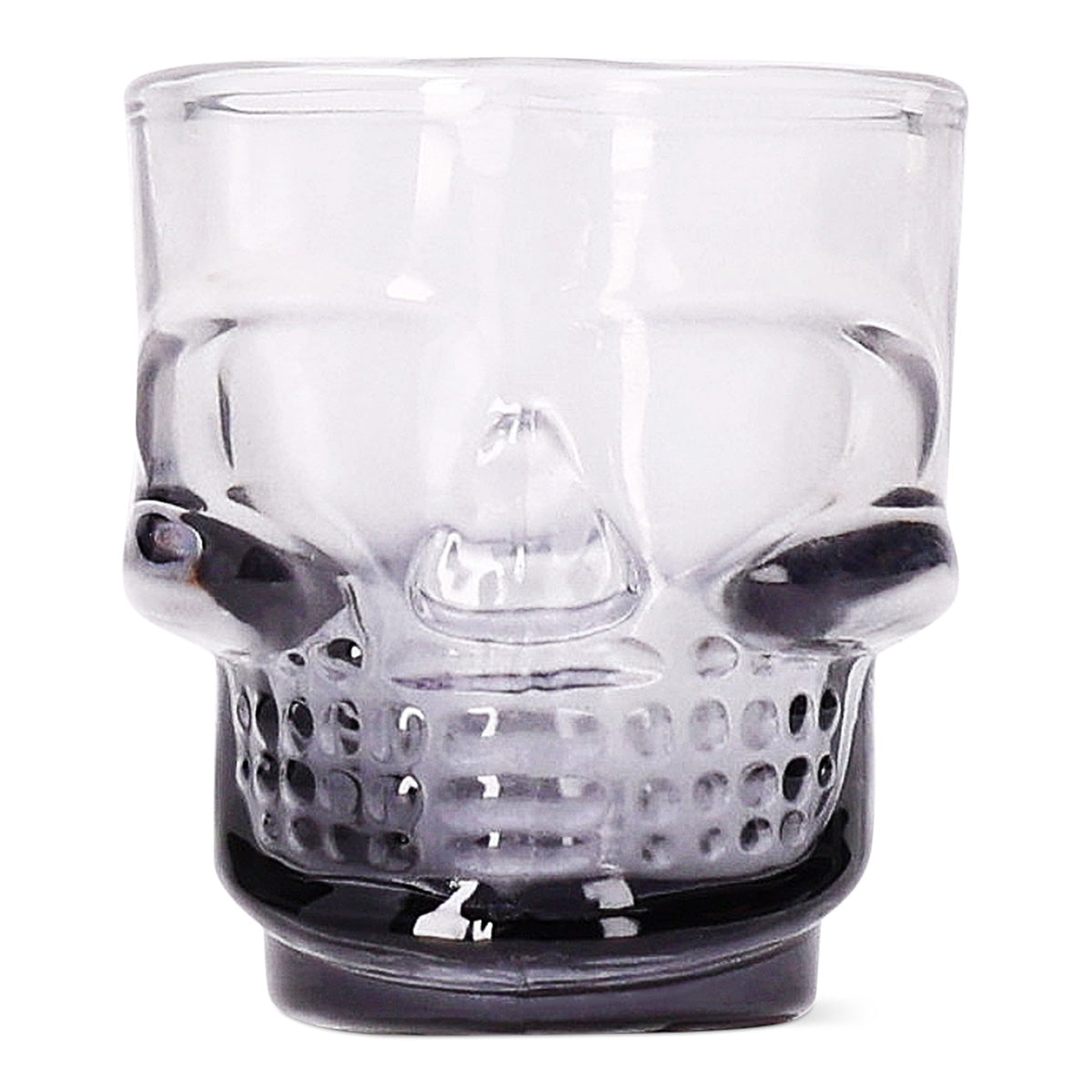 Skull-shaped 35 ml shot glass from Flying Tiger Copenhagen for kitchen use, featuring a detailed skull design.