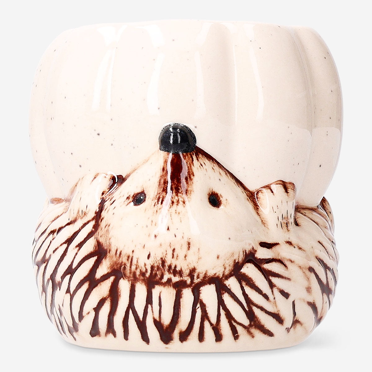 Hedgehog mug from Flying Tiger Copenhagen, 510 ml kitchen cup with a cute hedgehog design, ideal for hot beverages.