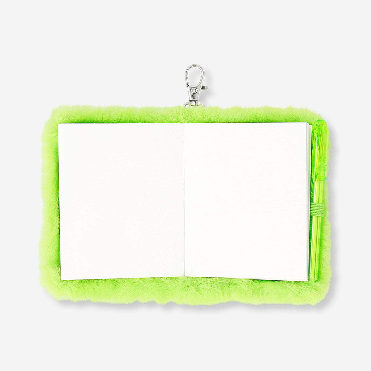 Office notebook with football motif and keyring from Flying Tiger Copenhagen, featuring a football-themed cover and attached keyring.