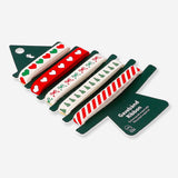 Set of five printed cotton ribbons for office crafts and gift wrapping, featuring colorful patterns from Flying Tiger Copenhagen.