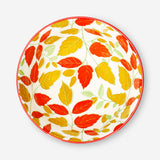 14 cm ceramic bowl with leaf print in natural tones, kitchenware from Flying Tiger Copenhagen.