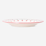 Kitchen plate with ski village print, 21 cm, by Flying Tiger Copenhagen, featuring a scenic winter mountain village design.