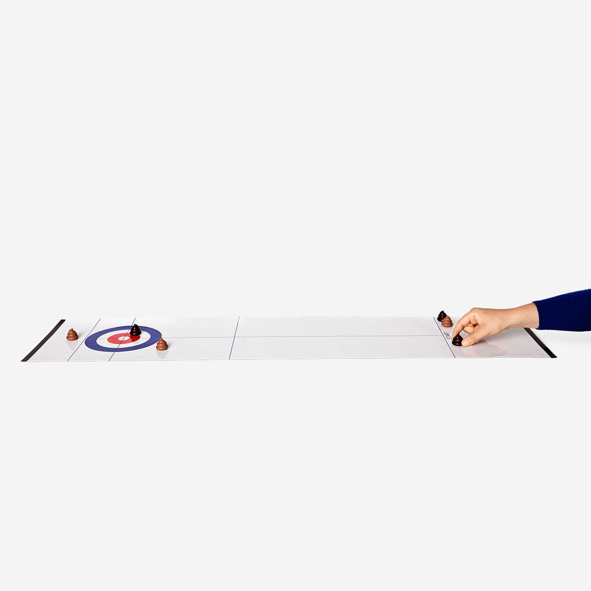 Flying Tiger Copenhagen Poo Curling Gadget, a quirky bathroom accessory with playful design and functional curling feature.