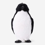 Hanging penguin ornament for home decor, featuring a cute penguin design in a natural setting.