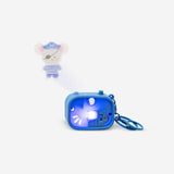 Flying Tiger Copenhagen mini projector camera gadget shown with compact design and lens, ideal for portable multimedia projection.