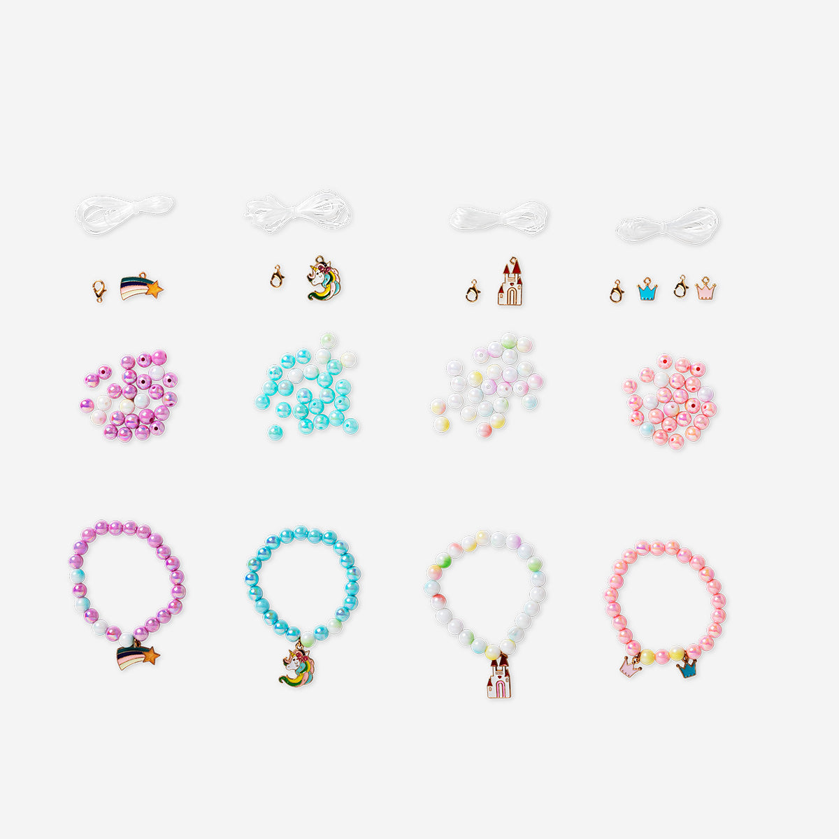 Surprise unicorn box with bead chain and charm