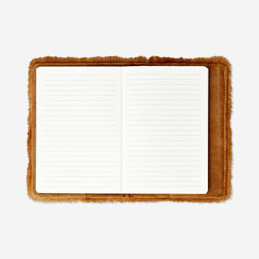 A5 plush bear notebook