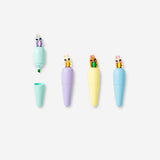 Carrot highlighters - 4 pcs