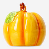 Decorative 8 cm pumpkin from Flying Tiger Copenhagen, ideal for home décor, featuring a textured orange surface.