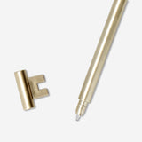 Flying Tiger Copenhagen office ballpoint pen shaped like a key, with a sleek design and metal clip for everyday writing.