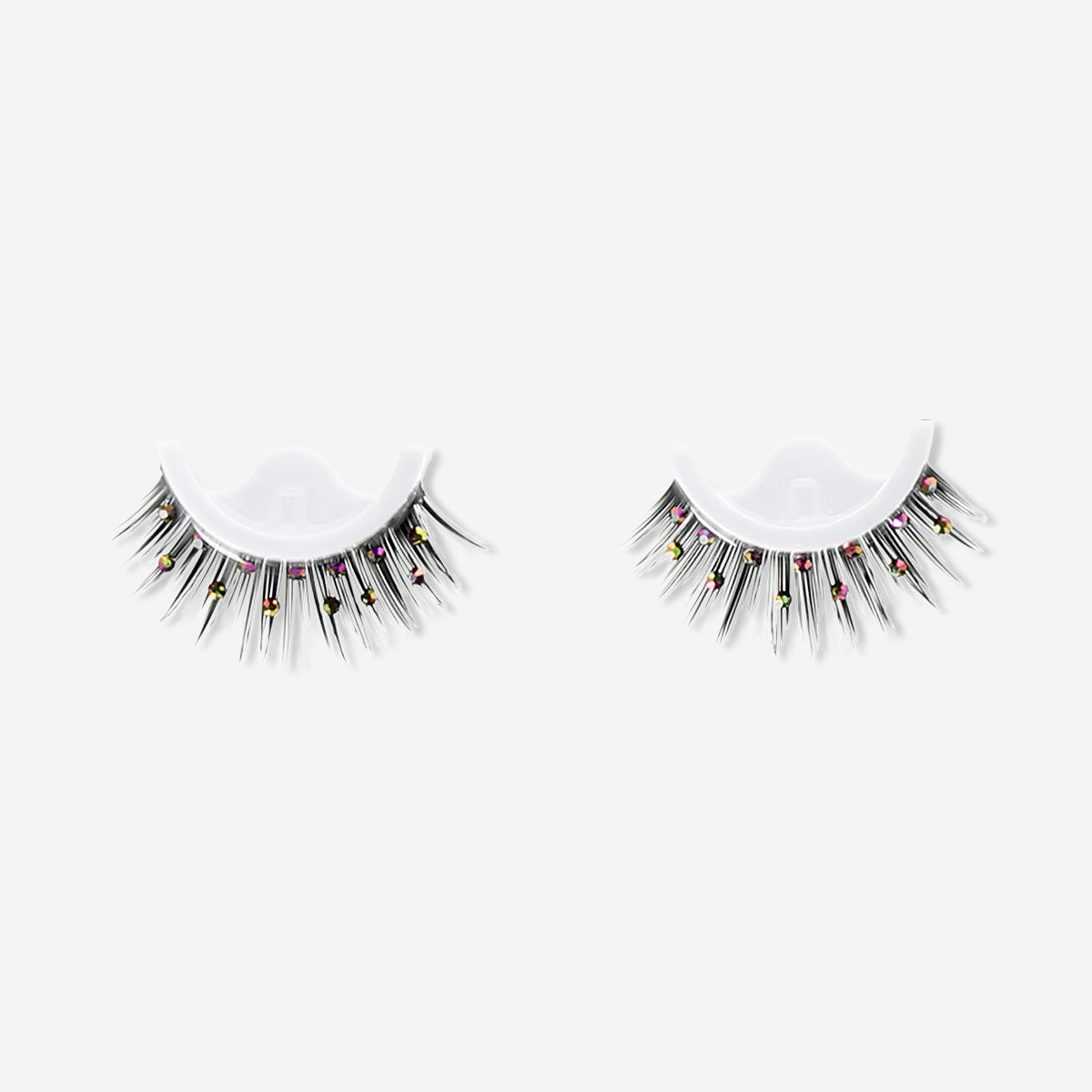 Flying Tiger Copenhagen adhesive rhinestone eyelashes for personal care, featuring sparkling rhinestones and easy-to-apply lash strips.