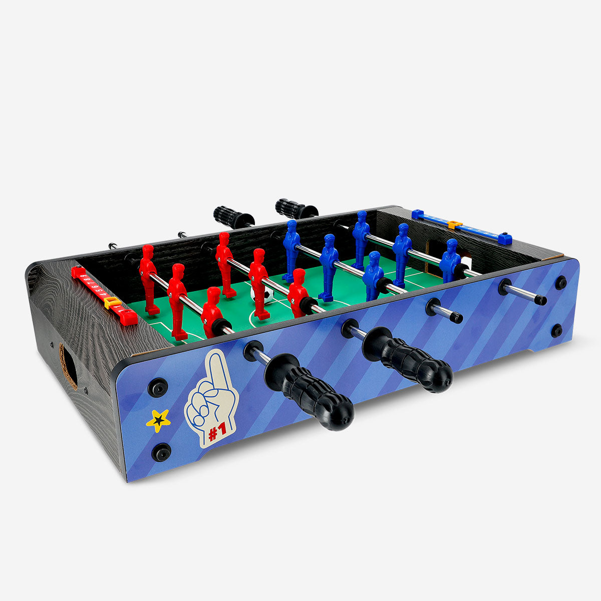 Flying Tiger Copenhagen classic football game with colorful, detailed game pieces and a playing surface for fun tabletop play.