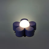 Purple flower-shaped Cosy lamp from Flying Tiger Copenhagen, featuring a soft, cozy home lighting design with floral details.