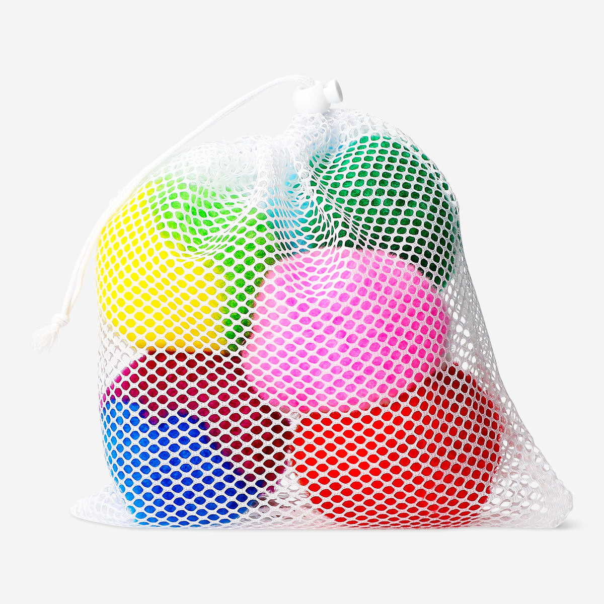 Set of 5 reusable water balls toy by Flying Tiger Copenhagen, colorful water-filled balls for outdoor play and fun.