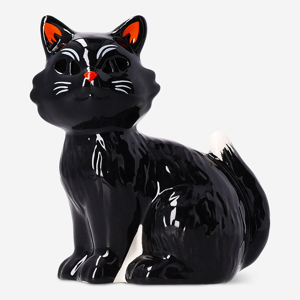 Black LED glowing cat decorative light from Flying Tiger Copenhagen, perfect for home decor and ambient lighting.