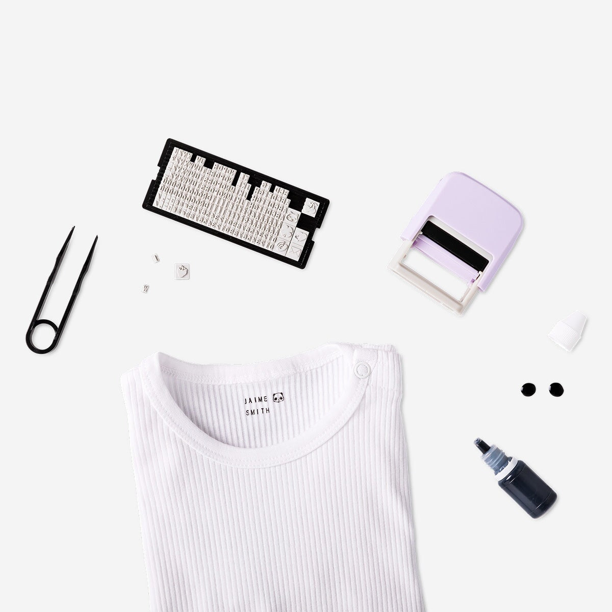 Fabric stamp set Hobby Flying Tiger Copenhagen 