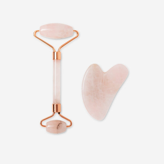 Face jade stone roller and gua sha