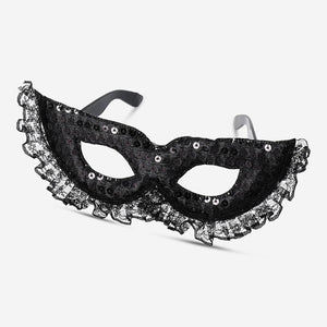 Black lace party glasses for adults from Flying Tiger Copenhagen, featuring intricate lace design perfect for festive celebrations.